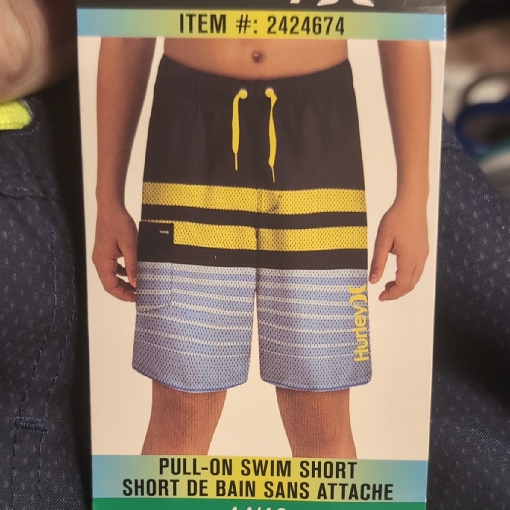 NEW Boys Hurley Swim Trunks Shorts | Striped